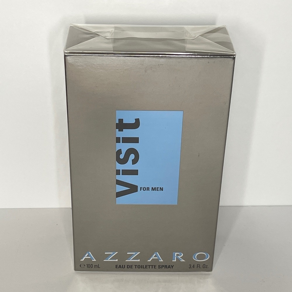 Azzaro Visit for Men Eau de Toilette Spray 3.4 oz 100 ml New Sealed